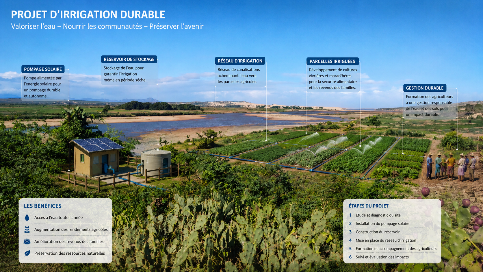 Projet d'irrigation
